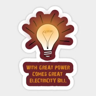 Electricity Sticker